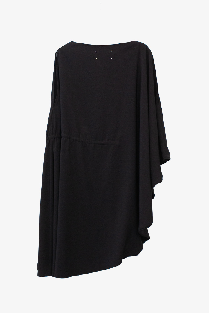 Margiela line 1 toga-look luchtig vallende jurk (op meerdere manieren te dragen)