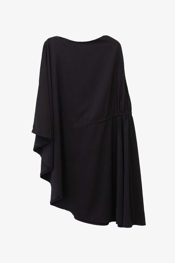 Margiela line 1 toga-look luchtig vallende jurk (op meerdere manieren te dragen)