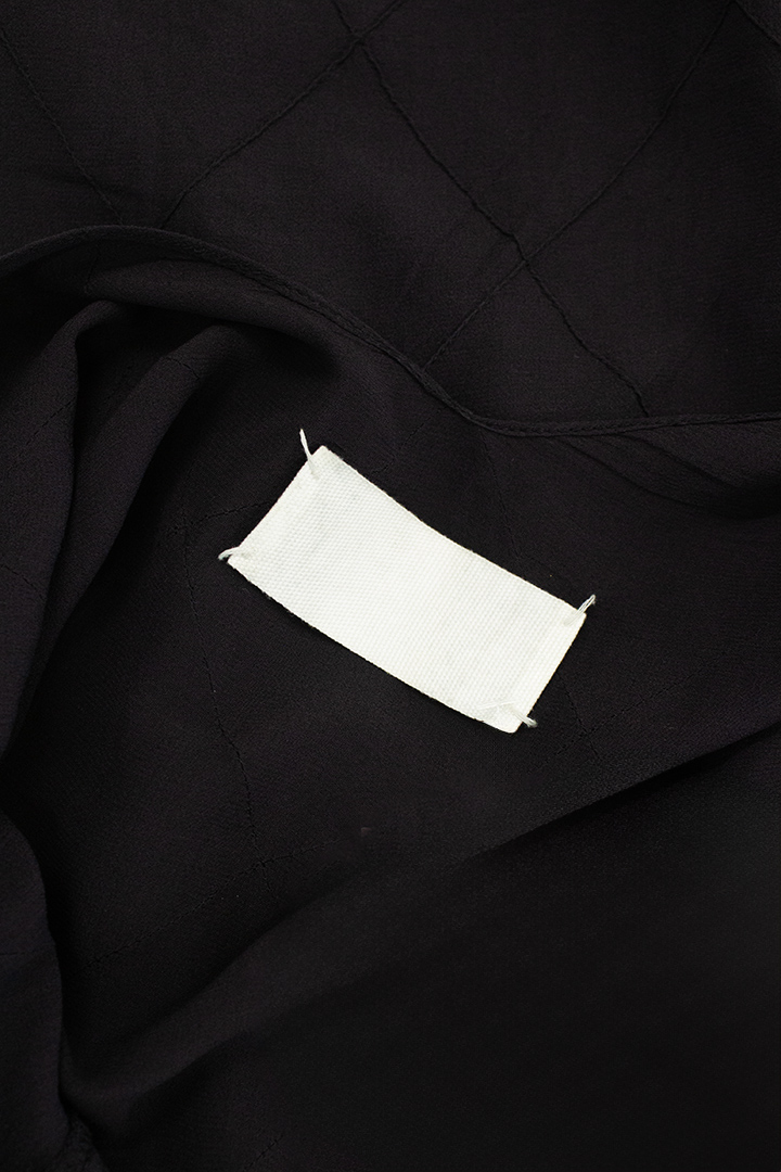 Margiela zijden 90’s white label doorschijnende jurk