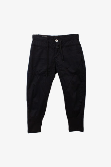 Marithé + François Girbaud zwarte katoenen capri broek