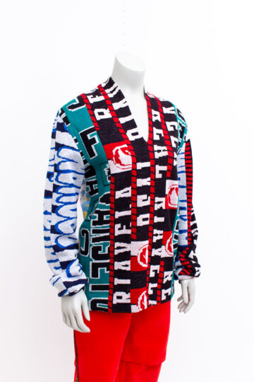 Martin Margiela x H&M trui van voetbalsjaals