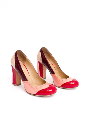 Miu Miu spectator pumps van lakleer