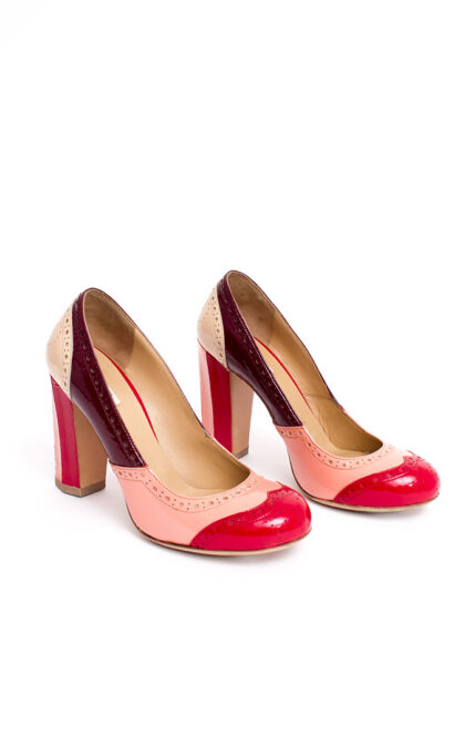 Miu Miu spectator pumps van lakleer