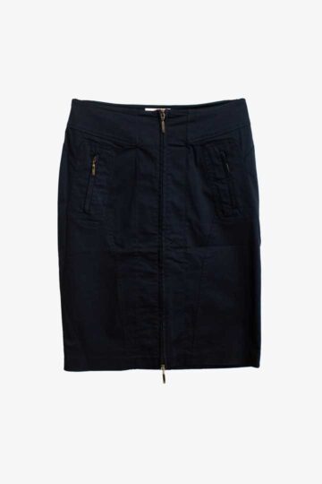 Navy-blauw-Rodier-kokerrok-met-rits