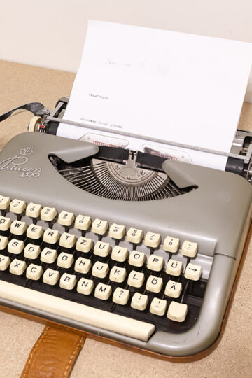 Princess 200 jaren 50 typemachine QWERTZ