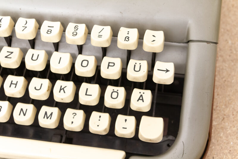 Princess 200 jaren 50 typemachine QWERTZ