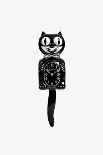 Retro Black Kitchen Edition Kit-Cat Klok