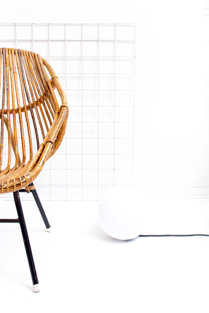 Rotan stoel vintage Rohé Noordwolde