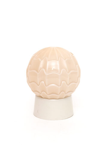 Roze plafonnière bol Thabur Den Haag vintage