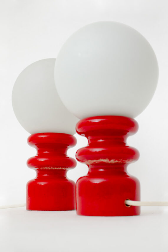 Set van 2 vintage Space Age lampen West Germany