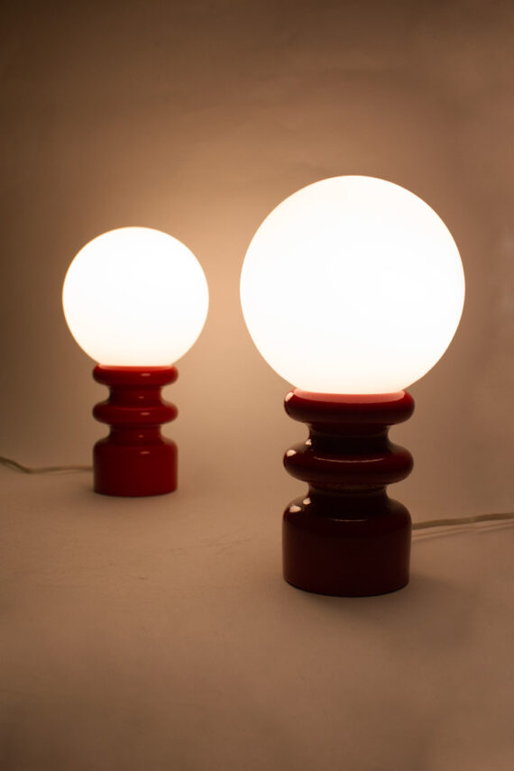 Set van 2 vintage Space Age lampen West Germany