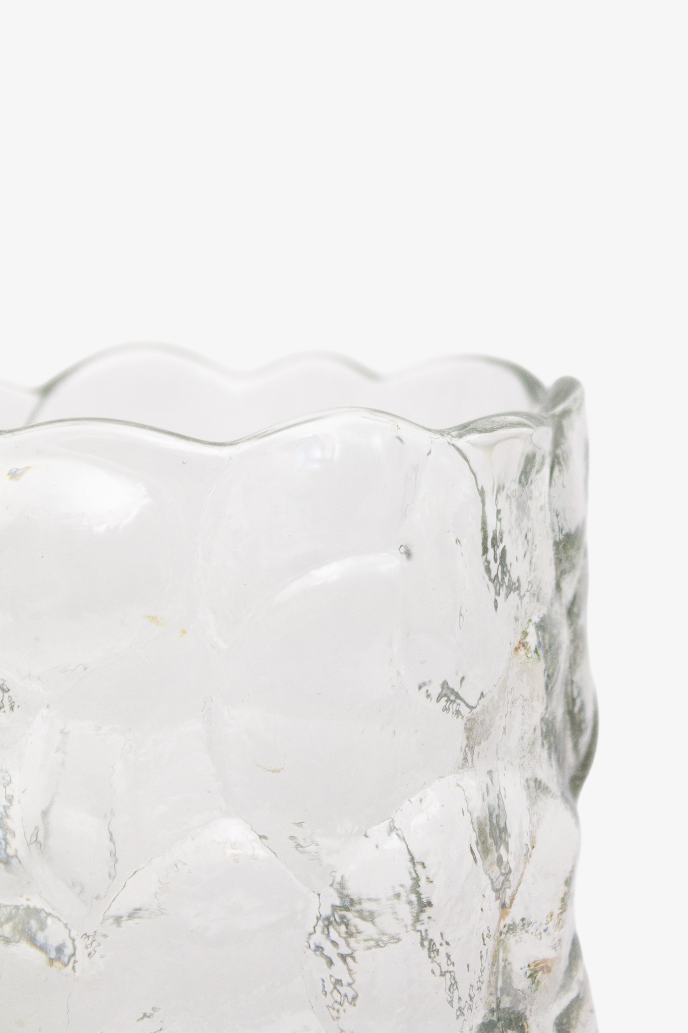 Sklo Union vaas bubbels 1974 Rudolf Jurnikl