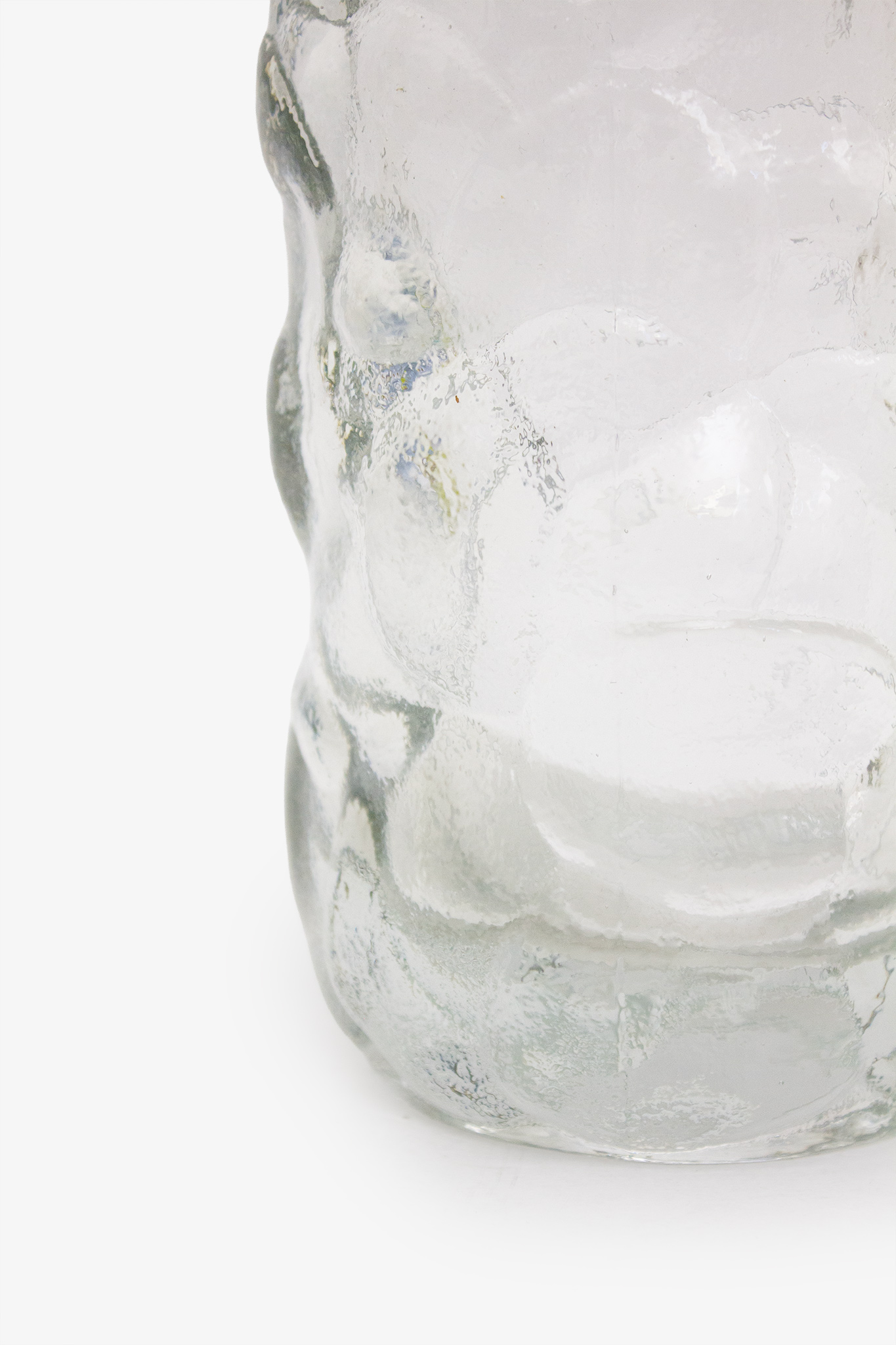 Sklo Union vaas bubbels 1974 Rudolf Jurnikl