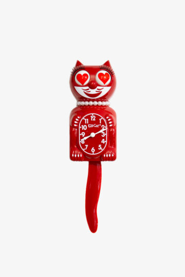 Space Cherry Lady Kit Cat Klock - Heart Eyes -Limited Edition