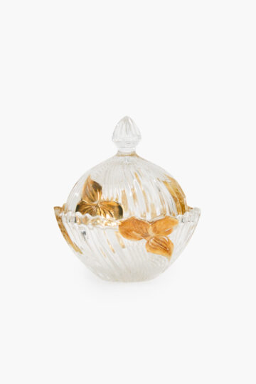 Vintage Anna Hütte kristallen bonbonniere 