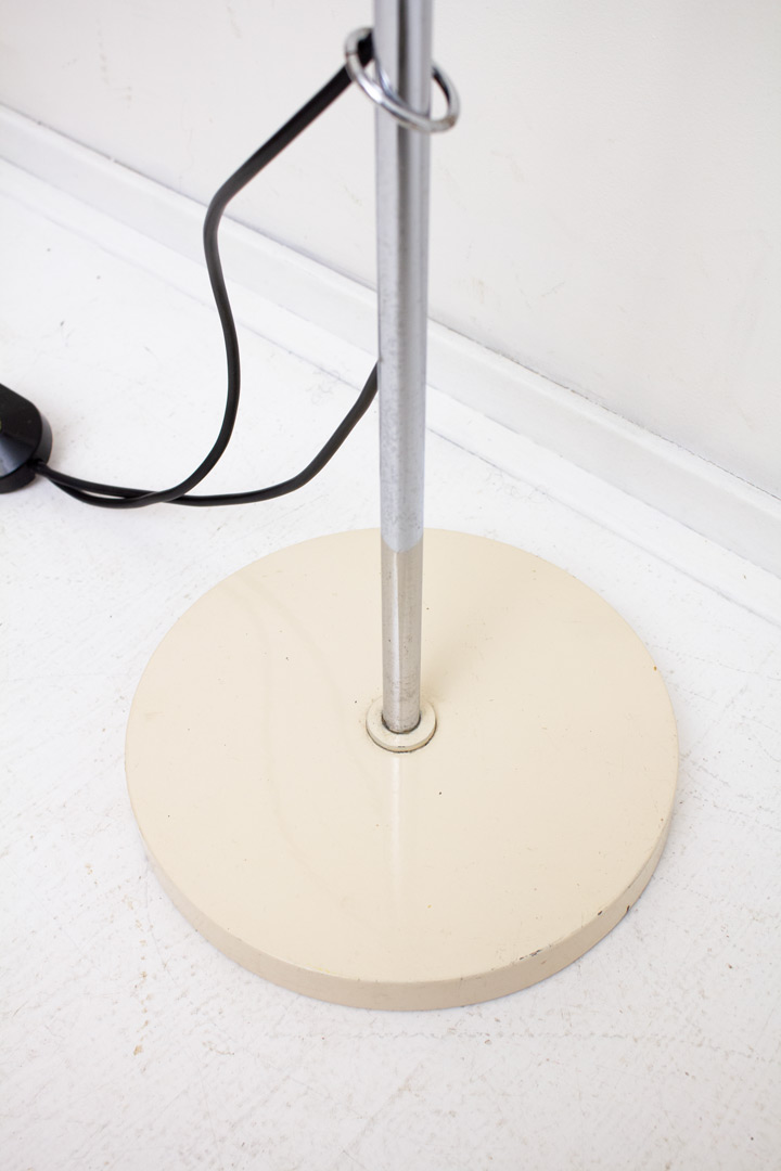 Vintage Anvia staand bollenlamp creme