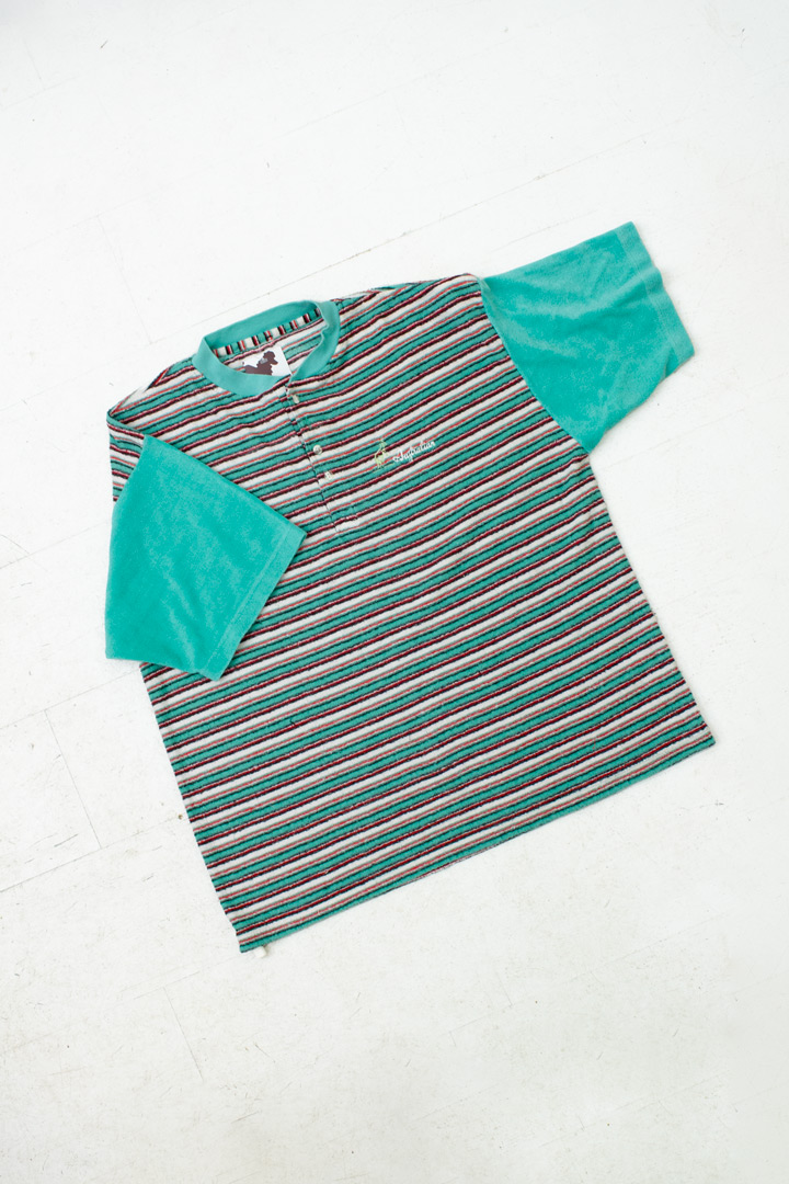 Vintage Australian t-shirt gestreepte badstof