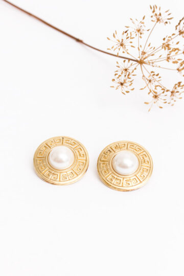 Vintage Givenchy oorbellen clip-on verguld