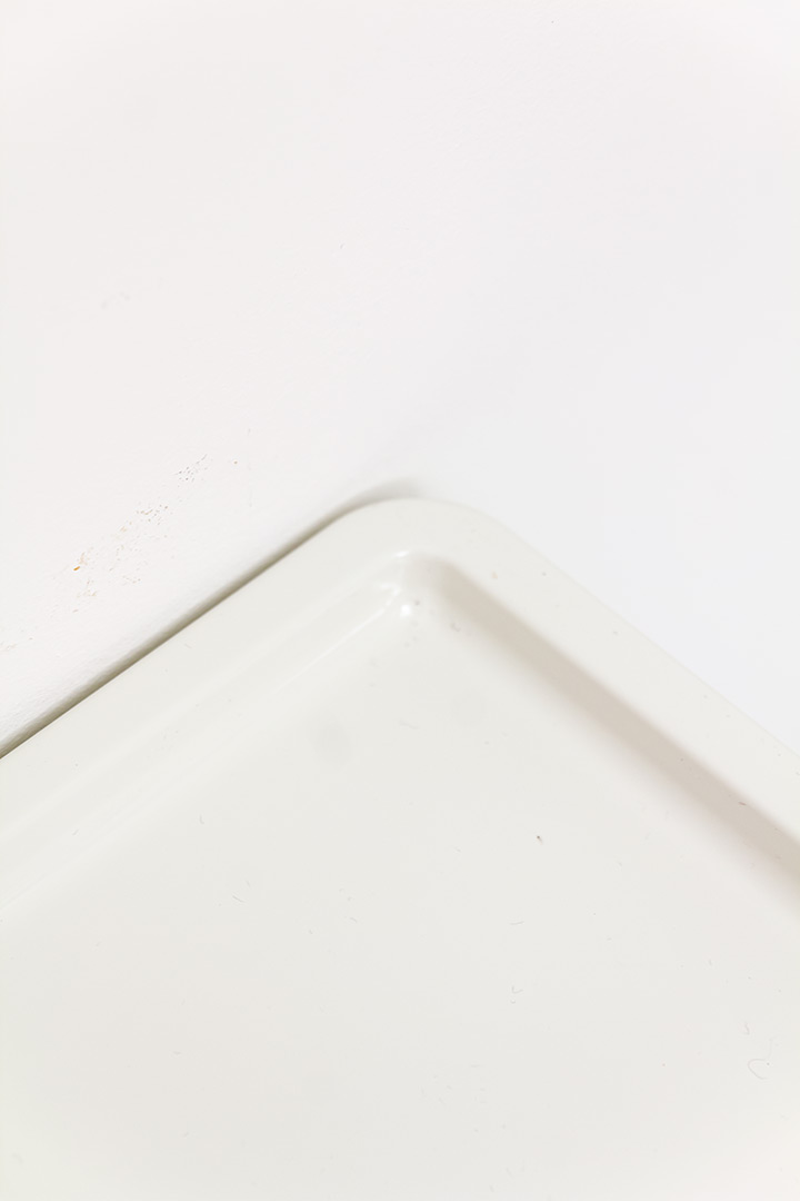 Vintage Ikea Vinstra wit kunstoffen kastje op wielen