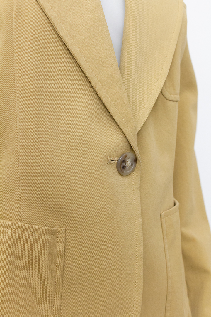 Vintage Ralph Lauren blazer van lichtbruin katoen