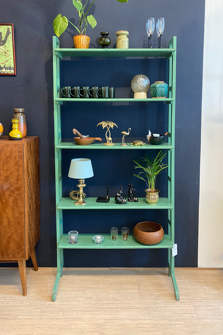 Vintage Simpla lux wandkast mintgroen