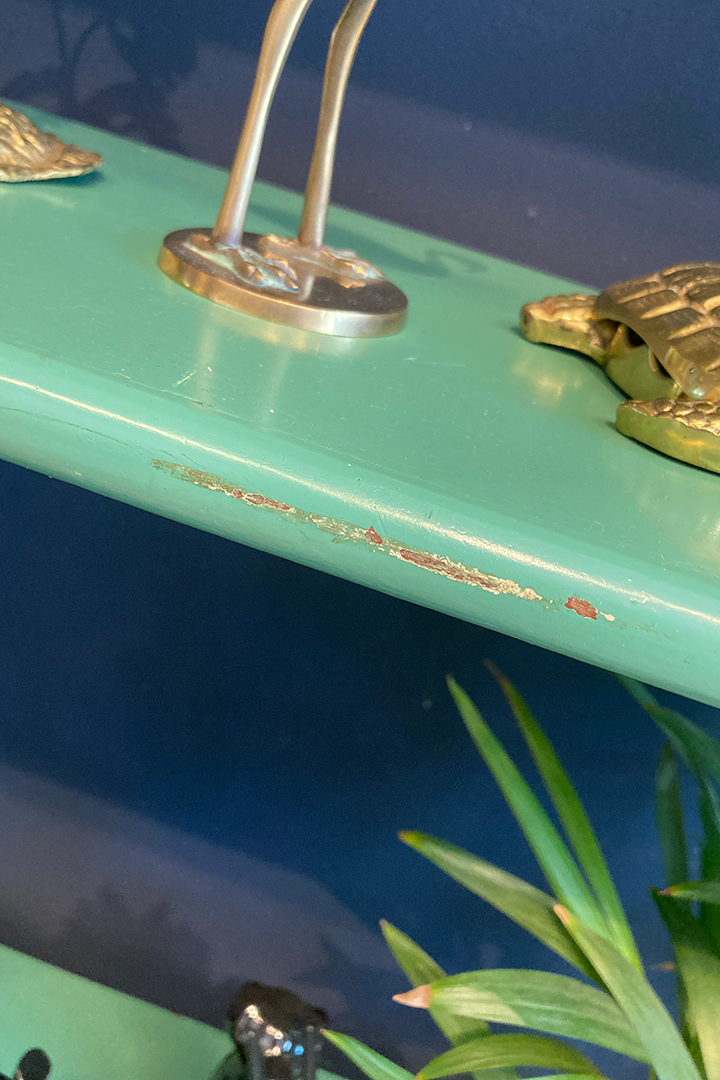 Vintage Simpla lux wandkast mintgroen