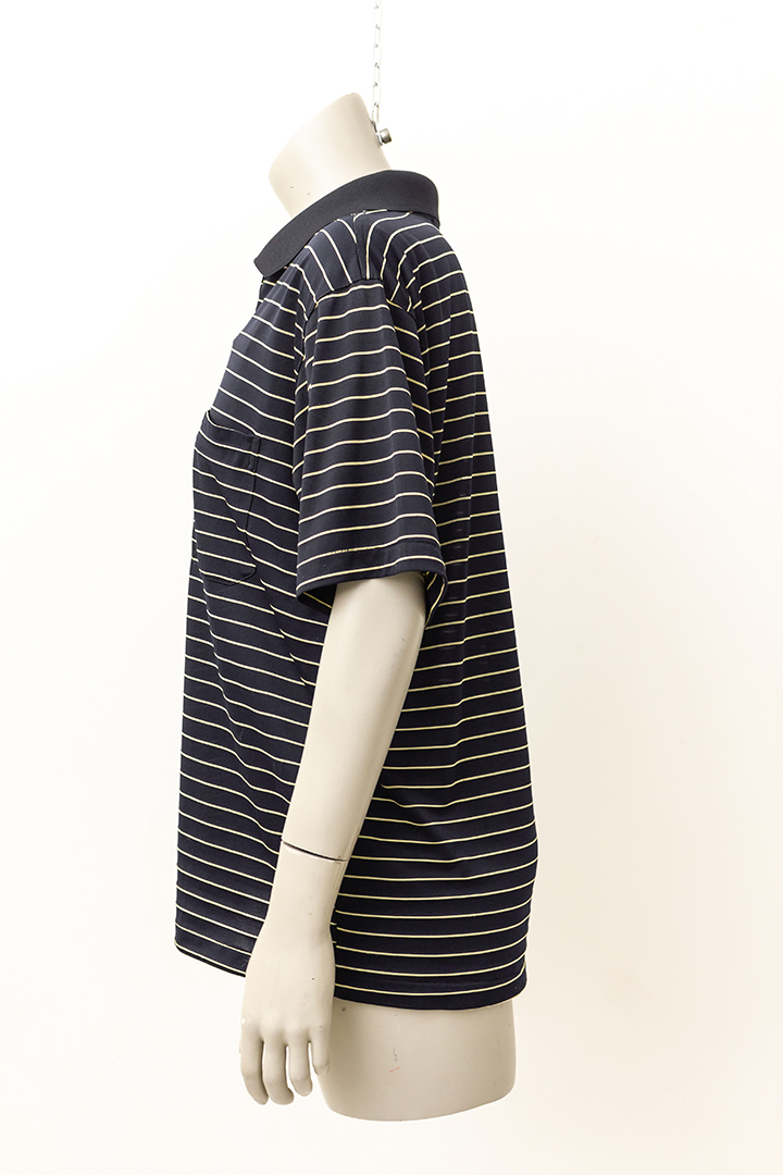 Vintage Yves Saint Laurent polo zwart gestreept