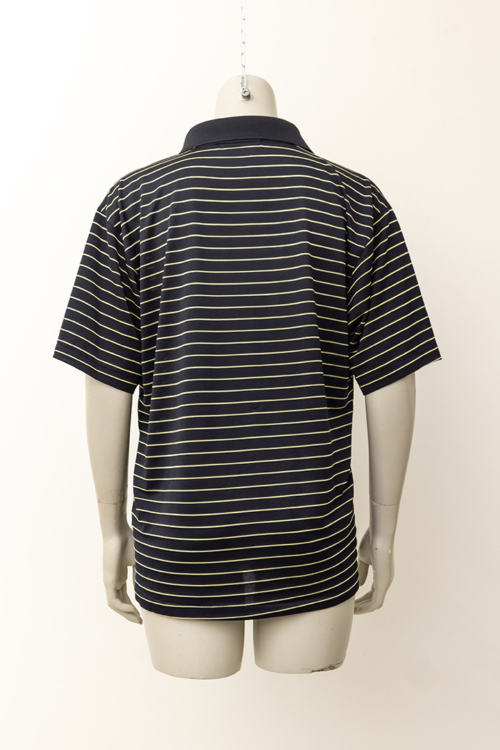 Vintage Yves Saint Laurent polo zwart gestreept