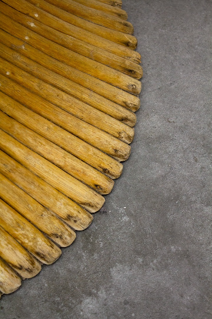 Vintage 70’s McGuire bamboe ‘Sheaf of Wheat’ tafel