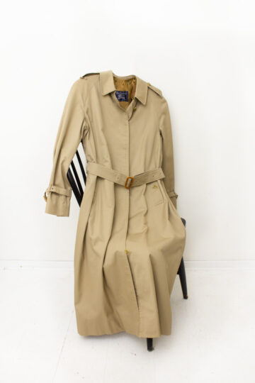 Vintage beige Burberry trenchcoat met ceintuur en uitneembare wintervoering