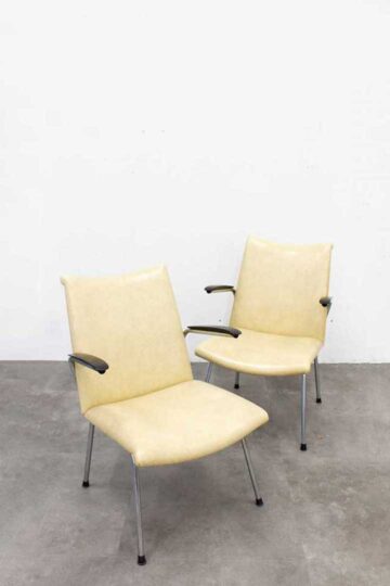 Set van 2 vintage fauteuil 3114 Gebroeders De Wit jaren