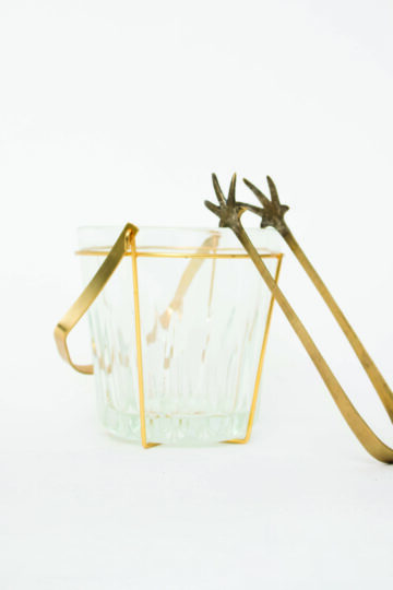 Vintage ijsemmer Duchesse Bourgogne met messing hengsel 