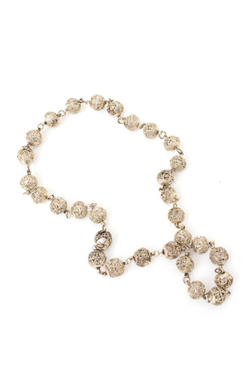 Vintage ketting met filigraan kralen