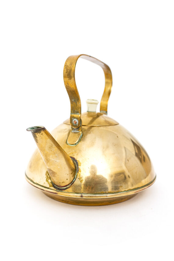 Vintage koperen waterketel Metawa Holland