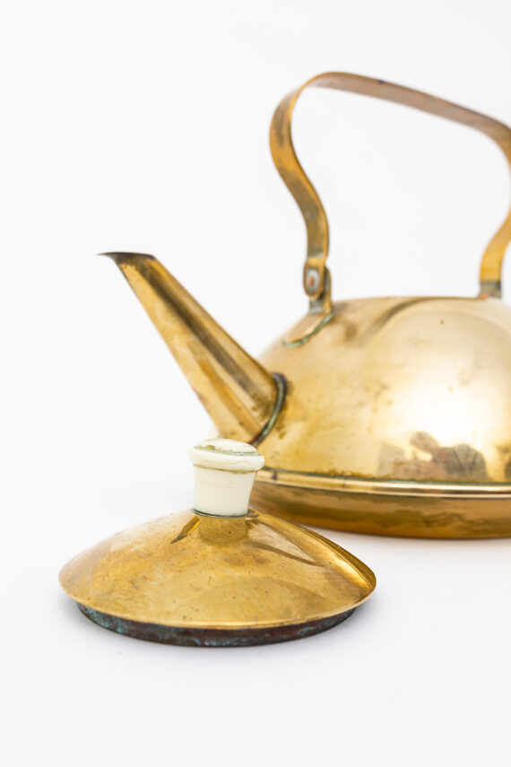 Vintage koperen waterketel Metawa Holland
