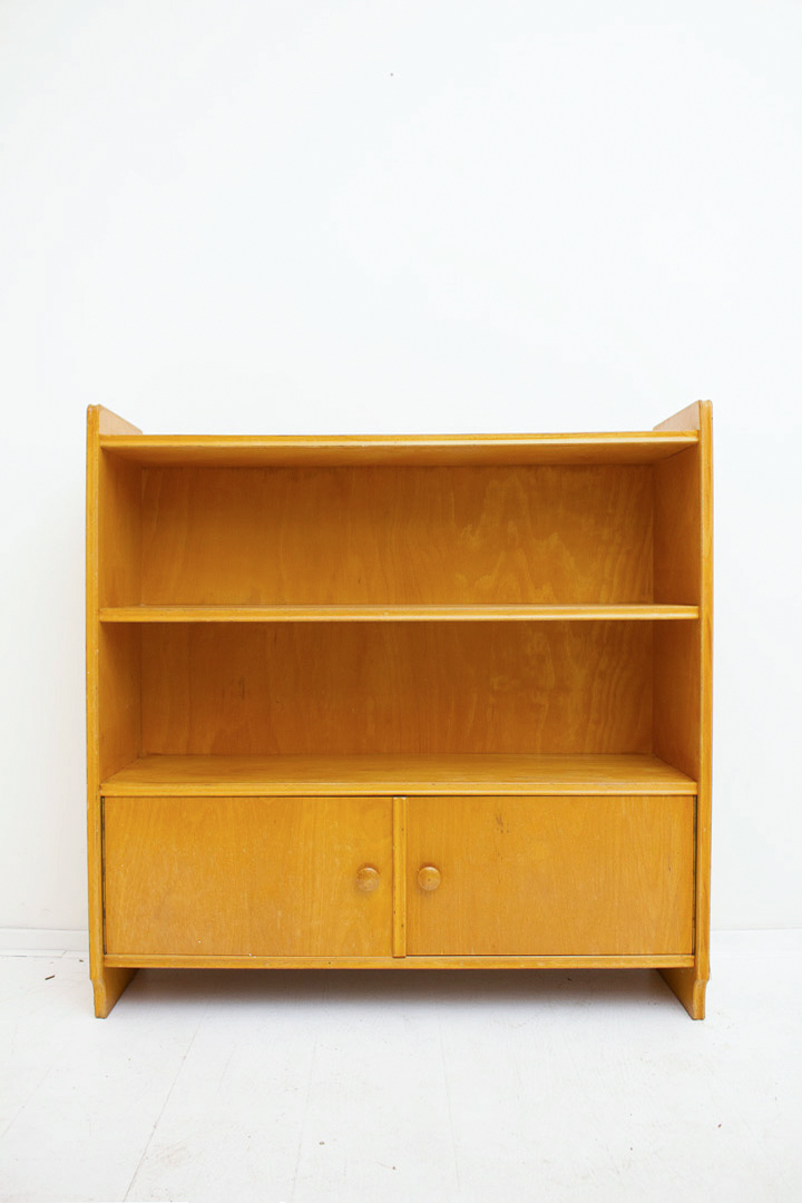 Vintage laag boekenkastje