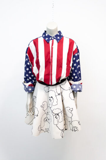 Vintage overhemd met sterren en strepen People from Ibiza