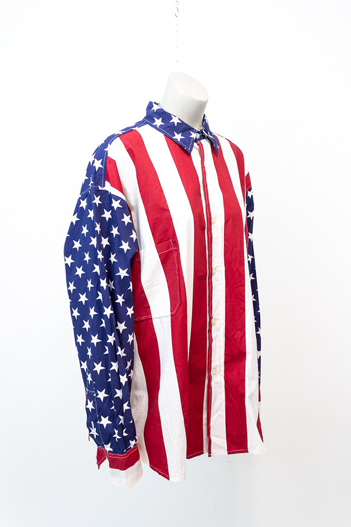 Vintage overhemd met sterren en strepen People from Ibiza