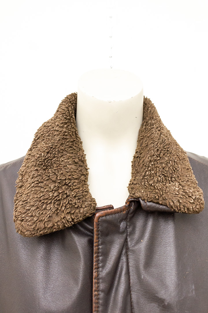 Vintage pilotenjas van bruin leer Arma