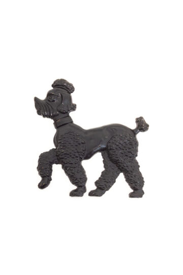 Vintage poedel van gietijzer voor aan de wand