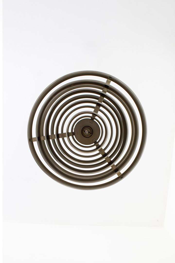 Vintage retro metalen Space-Age hanglamp