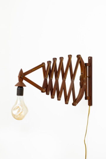 Vintage schaarlamp door TJW Zweers