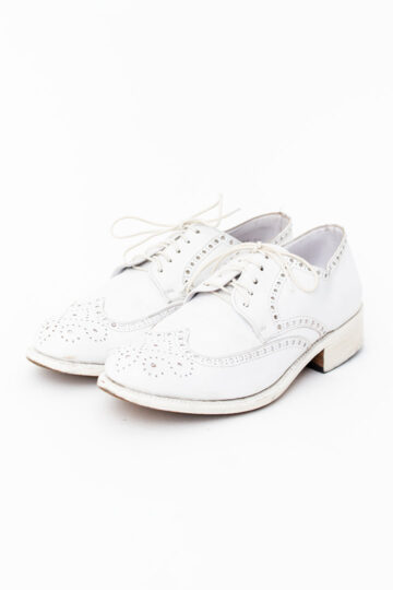 Witte leren dames brogues Jil Sander maat 36