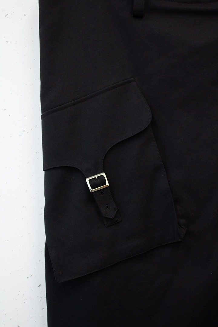 Y’s Yohji Yamamoto FW03/04 wollen broekrok met oversized zak