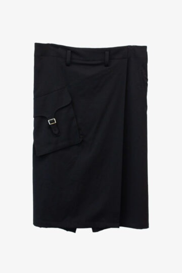 Y’s Yohji Yamamoto FW03/04 wollen broekrok met oversized zak