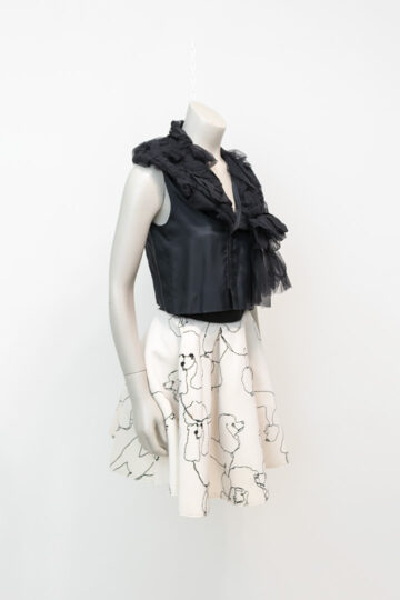 Zwart gilet Comme des Garçons Robe des Chambre 2004