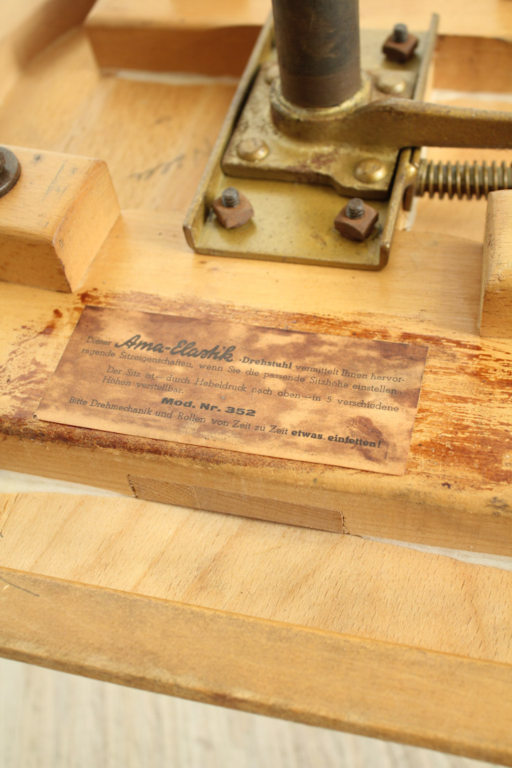 Ama Elastik vintage Architectenstoel jaren 20 - Afbeelding 3