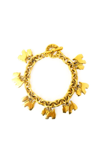 vintage vergulde armband bedels