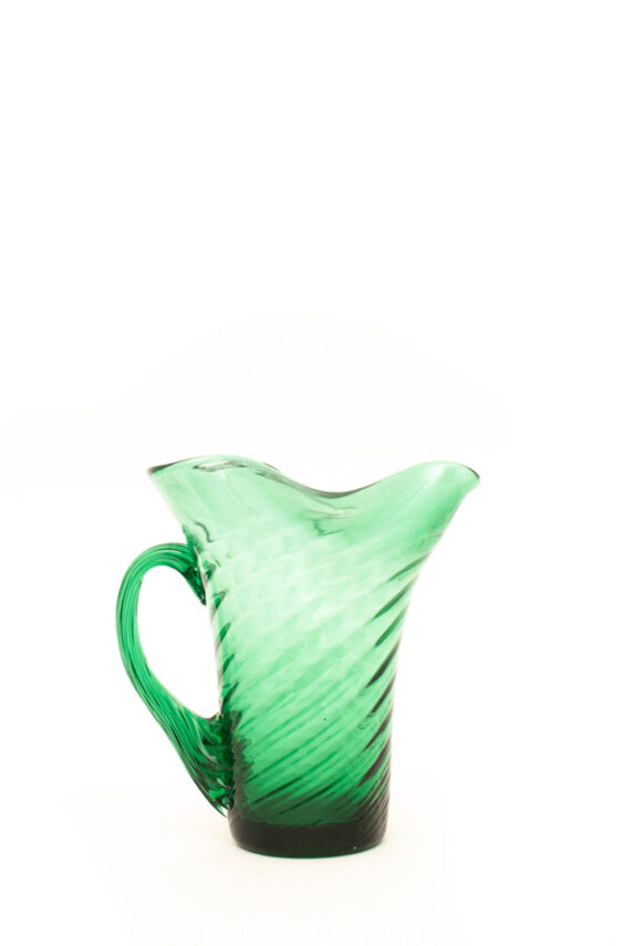 Grote vintage glazen karaf Murano-stijl - Afbeelding 3
