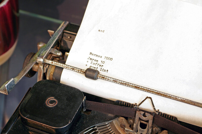 Hermes 2000 jaren 30 typemachine - Afbeelding 15
